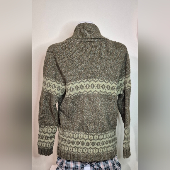 Gorgeous Woolrich Wool Lambs Wool Shawl Collar 2 Button Cardigan Grammacore - Picture 4 of 7